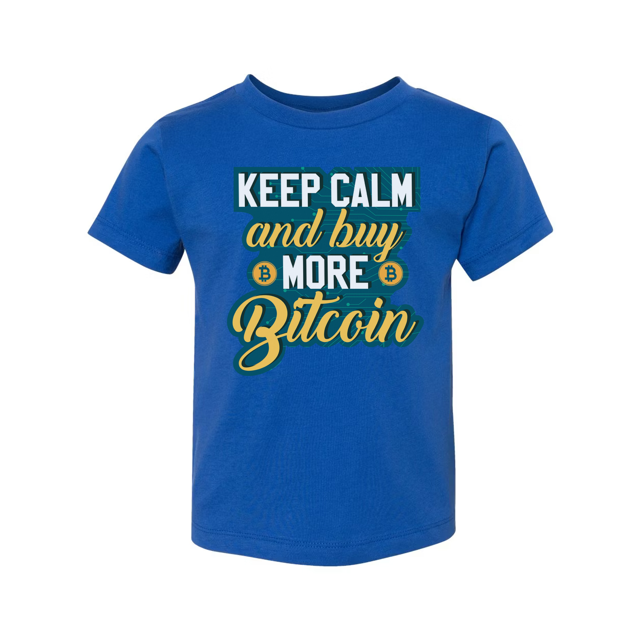 Keep Calm and Buy More Bitcoin Unisex Graphic Tee for Cryptocurrency Enthusiasts Worldwide