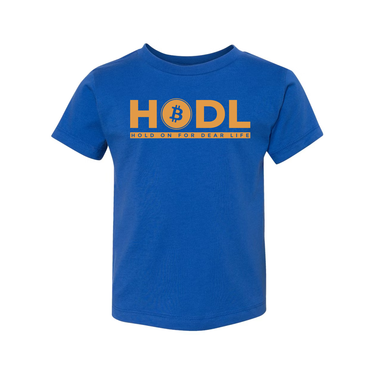HODL Cryptocurrency Logo Graphic T Shirt For Unisex Hold On For Dear Life Design Artwork