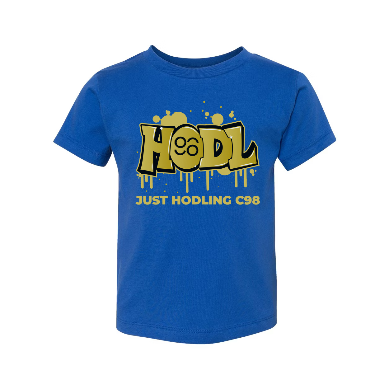 Hodl Graffiti Graphic T Shirt Unisex Casual Design Featuring Just Hodling C98 Crypto Theme