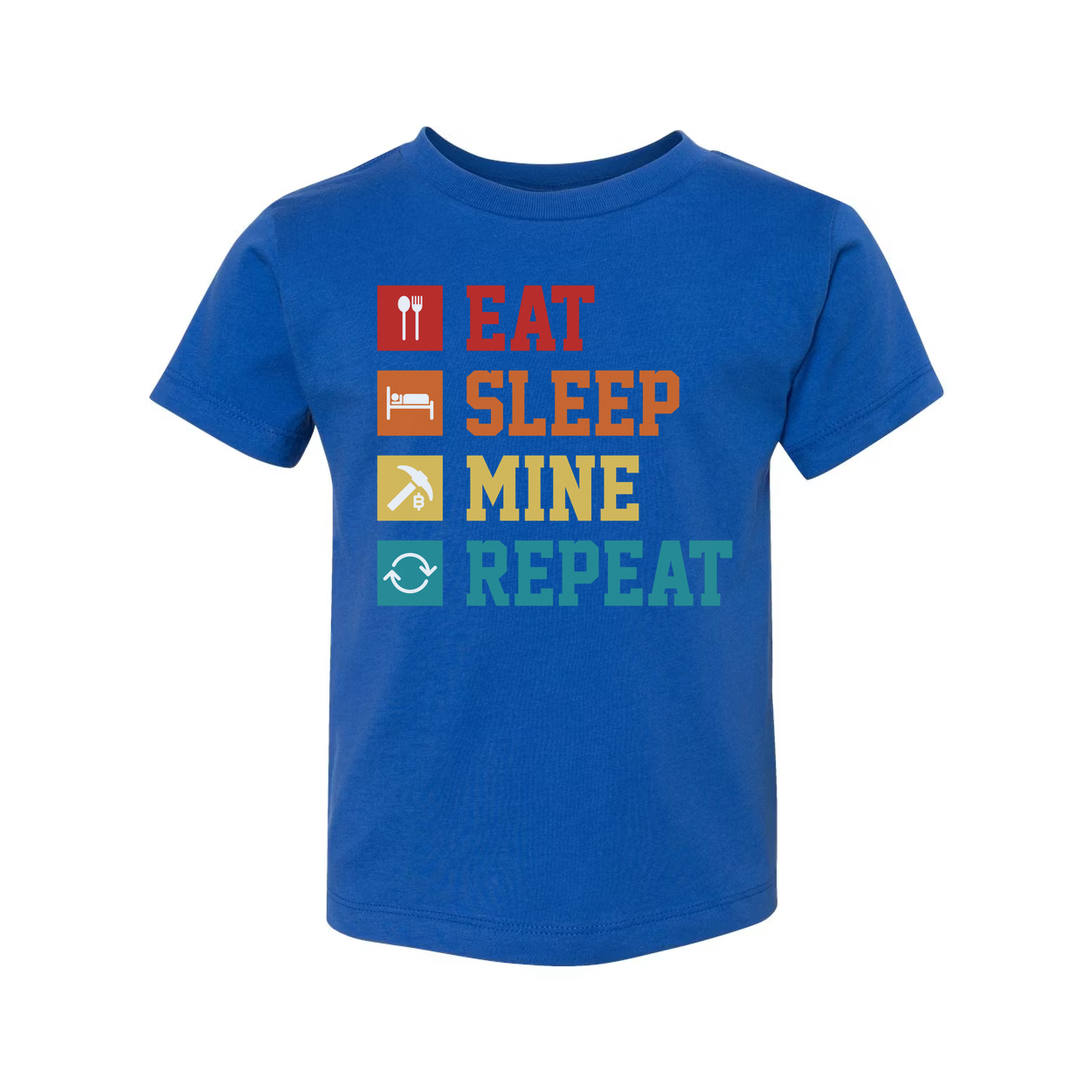 Eat Sleep Mine Repeat Graphic Tee