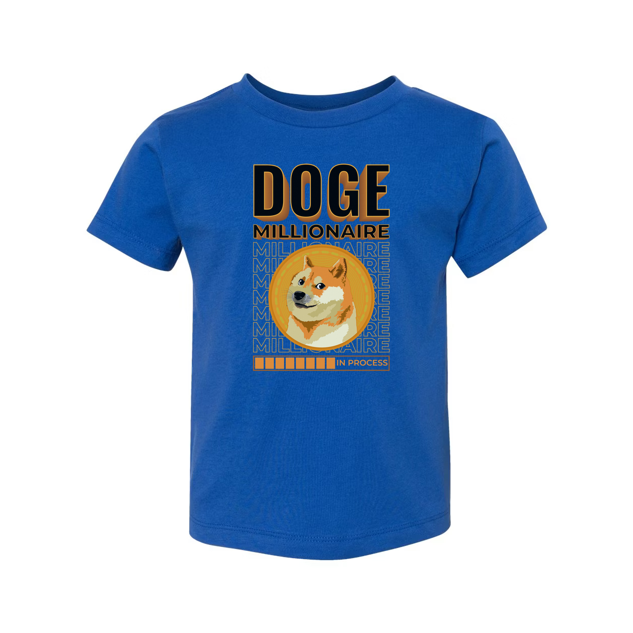 Doge Millionaire Coin Graphic Tee For Crypto Enthusiasts Unisex Short Sleeve Shirt