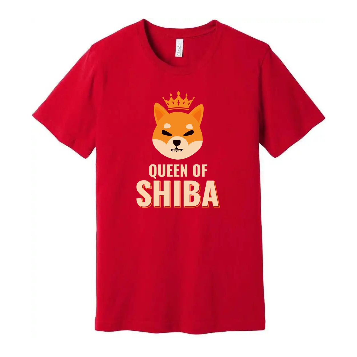 Queen Of Shiba Inu Graphic Tee Unisex T Shirt With Crown Cute Dog Lover Apparel Edition
