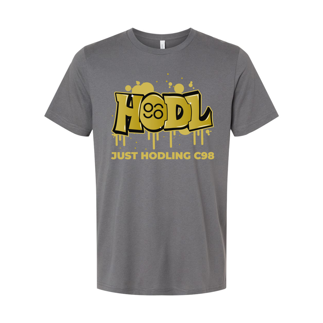 Hodl Graffiti Graphic T Shirt Unisex Casual Design Featuring Just Hodling C98 Crypto Theme