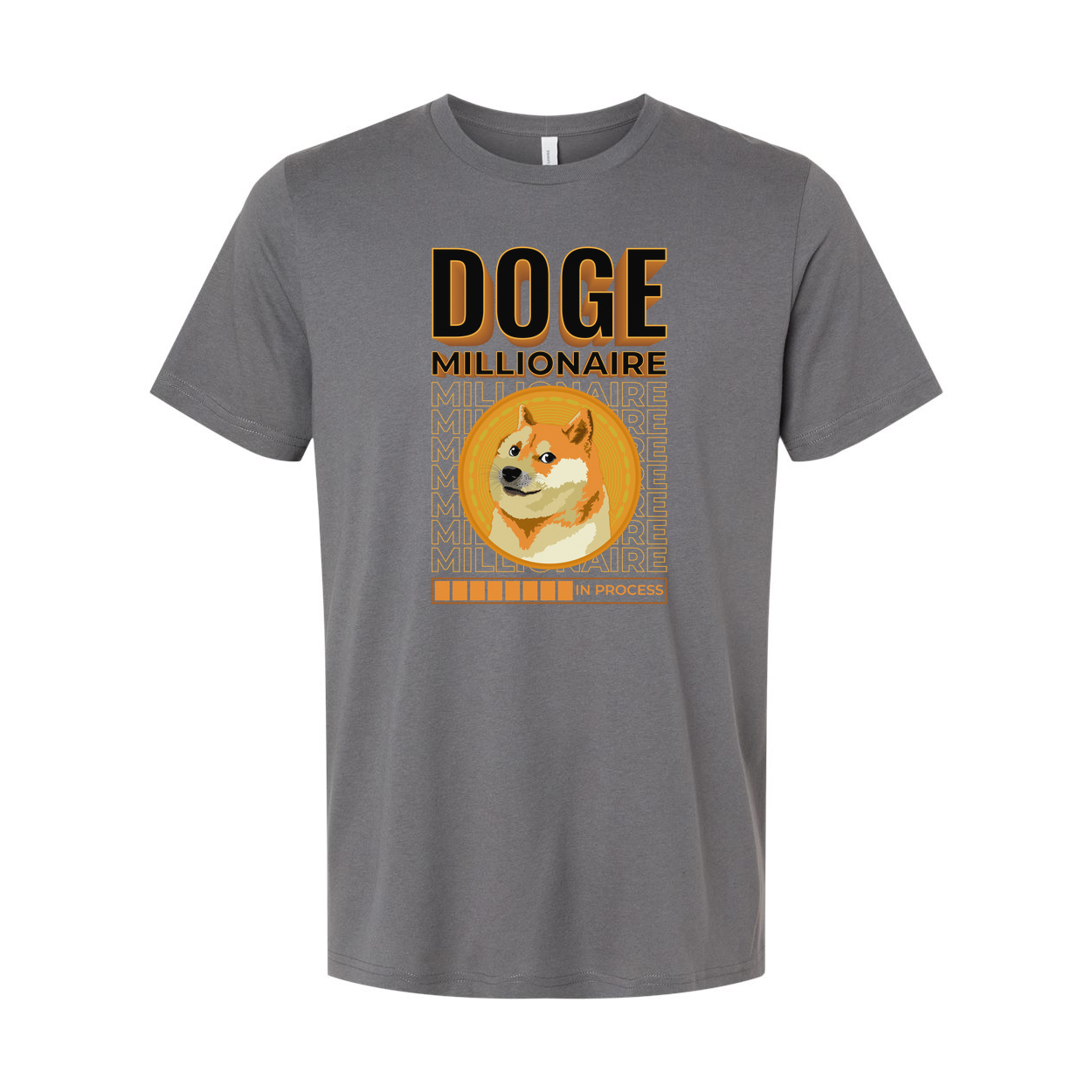 Doge Millionaire Coin Graphic Tee For Crypto Enthusiasts Unisex Short Sleeve Shirt
