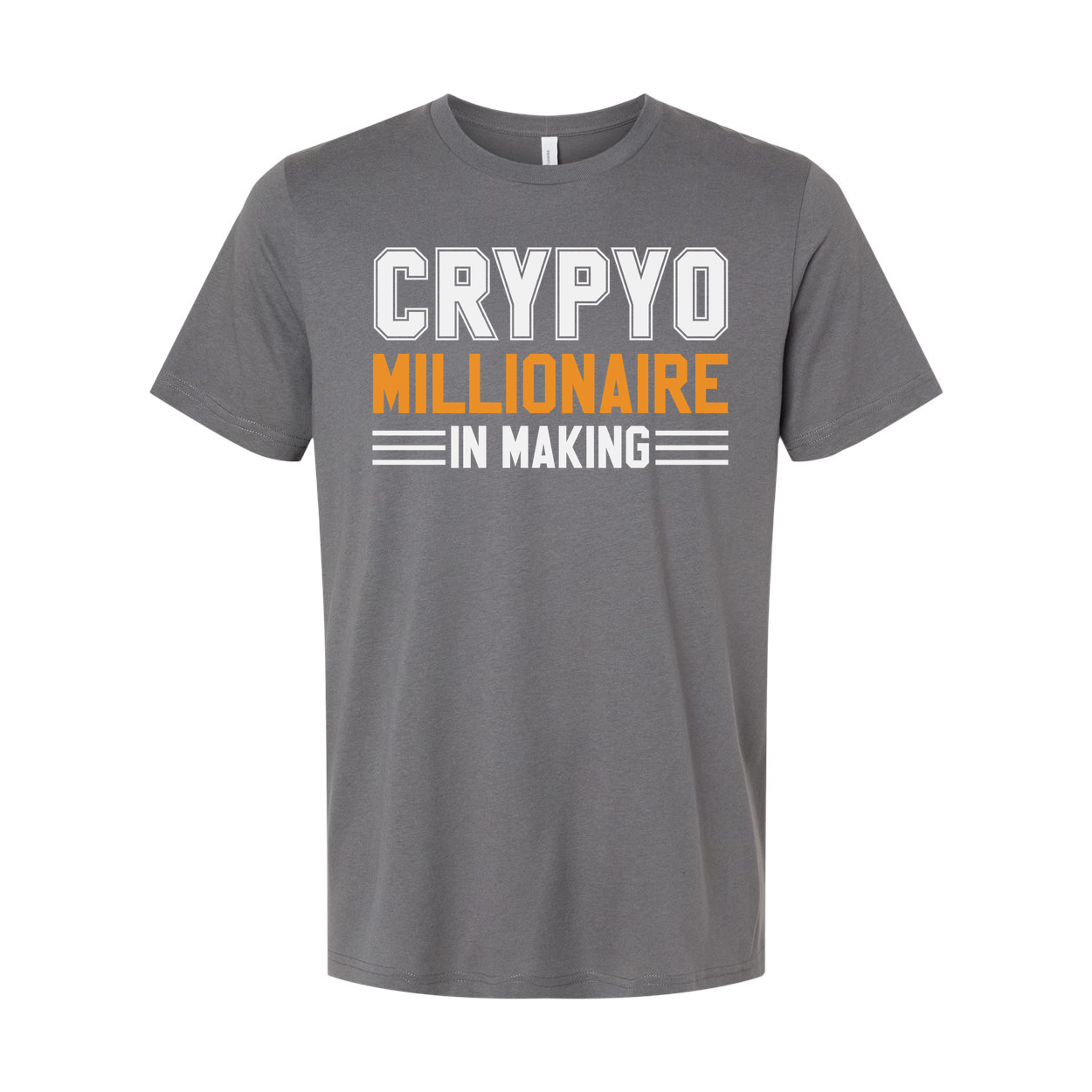 Crypto Millionaire In Making Graphic T Shirt For Crypto Enthusiasts And Investors