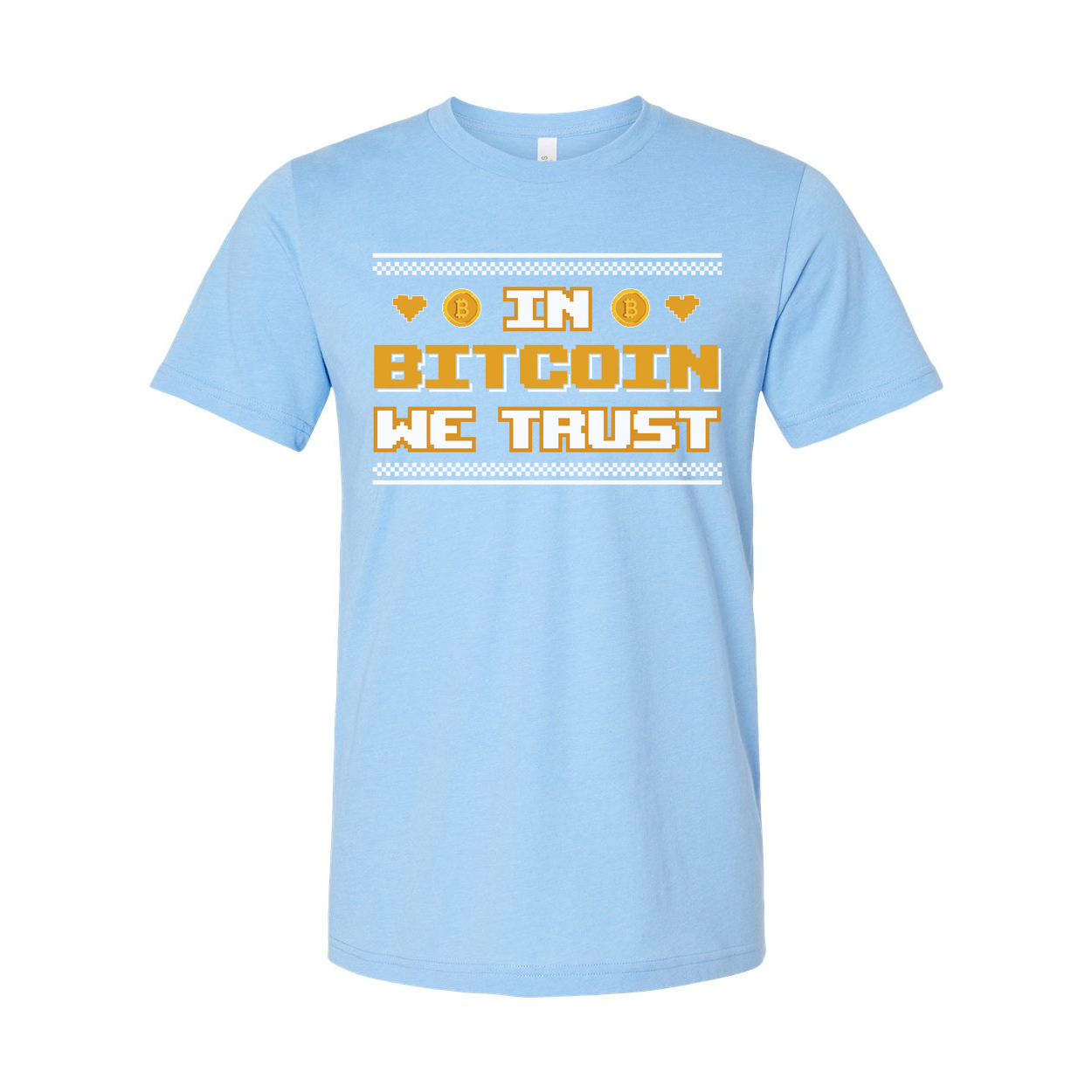 Unisex Bitcoin Crypto Graphic T Shirt Short Sleeve With In Bitcoin We Trust Slogan