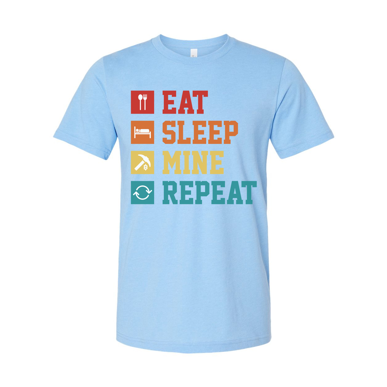 Eat Sleep Mine Repeat Graphic Tee