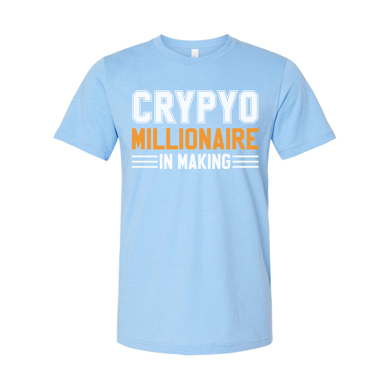 Crypto Millionaire In Making Graphic T Shirt For Crypto Enthusiasts And Investors