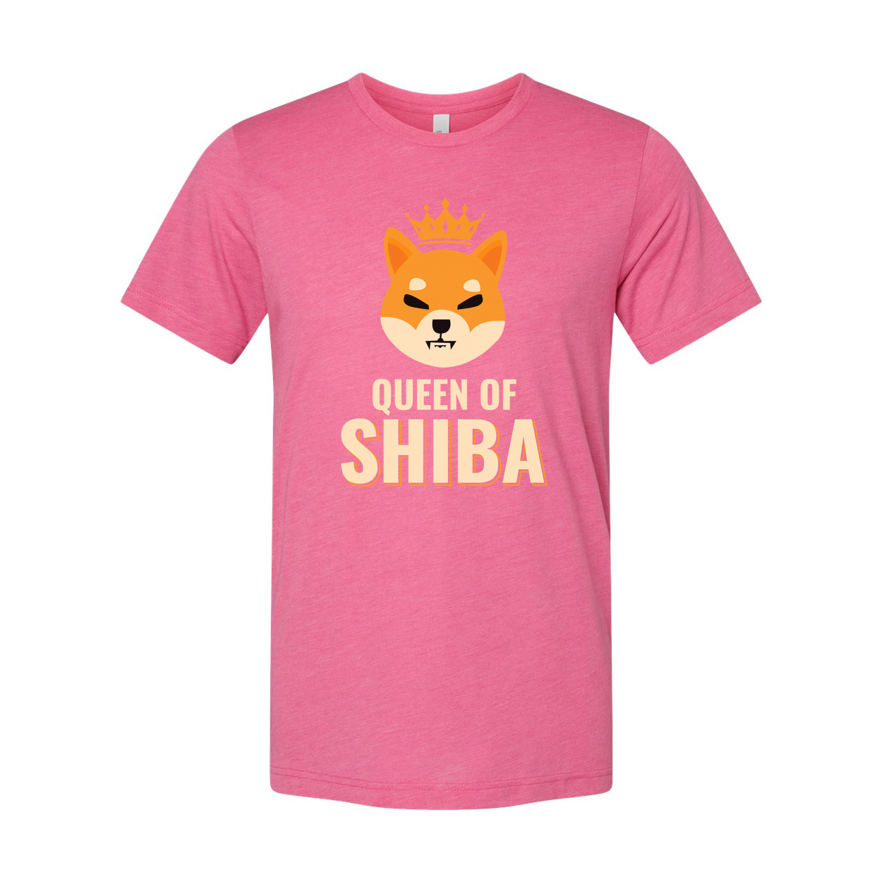 Queen Of Shiba Inu Graphic Tee Unisex T Shirt With Crown Cute Dog Lover Apparel Edition