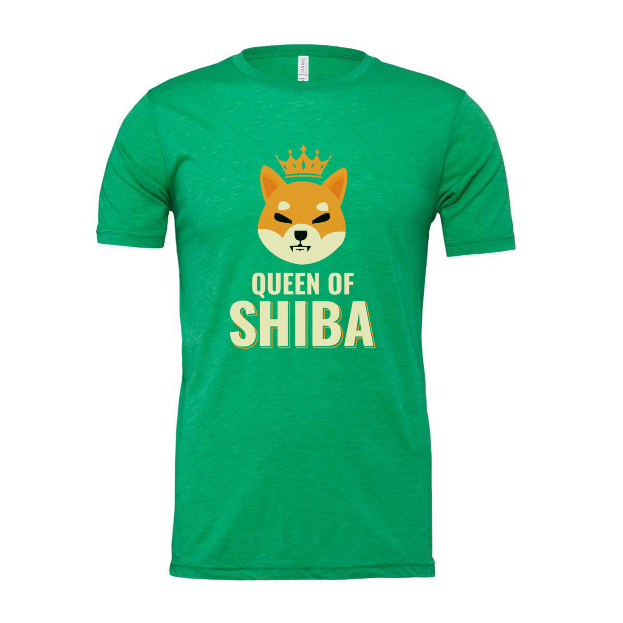 Queen Of Shiba Inu Graphic Tee Unisex T Shirt With Crown Cute Dog Lover Apparel Edition