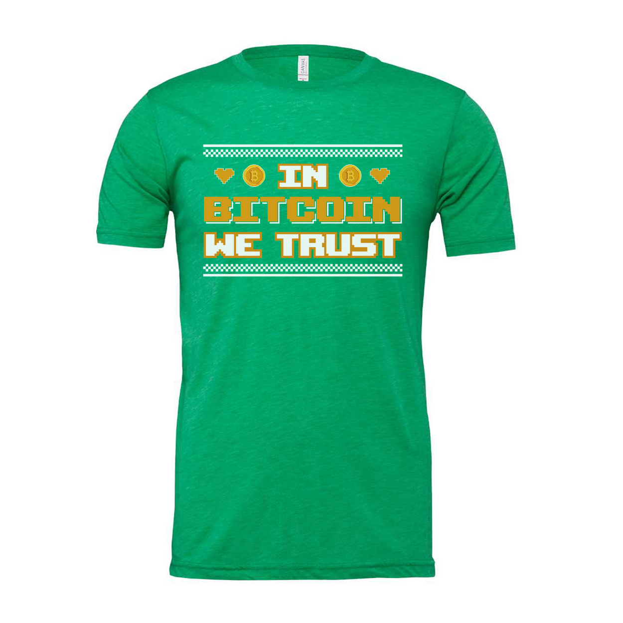 Unisex Bitcoin Crypto Graphic T Shirt Short Sleeve With In Bitcoin We Trust Slogan