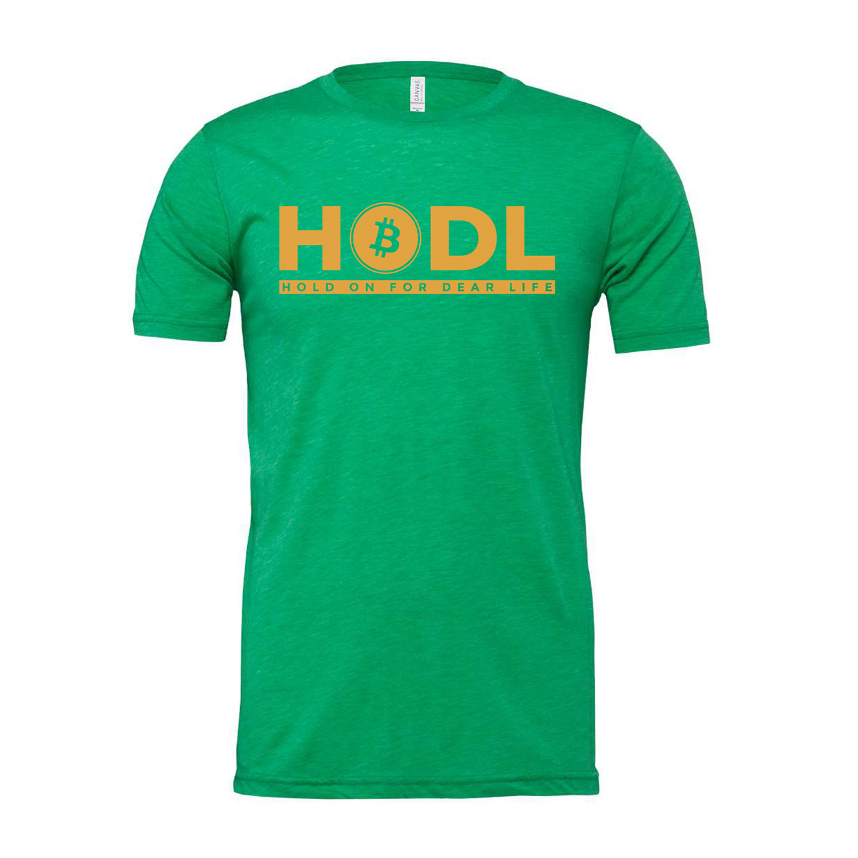 HODL Cryptocurrency Logo Graphic T Shirt For Unisex Hold On For Dear Life Design Artwork