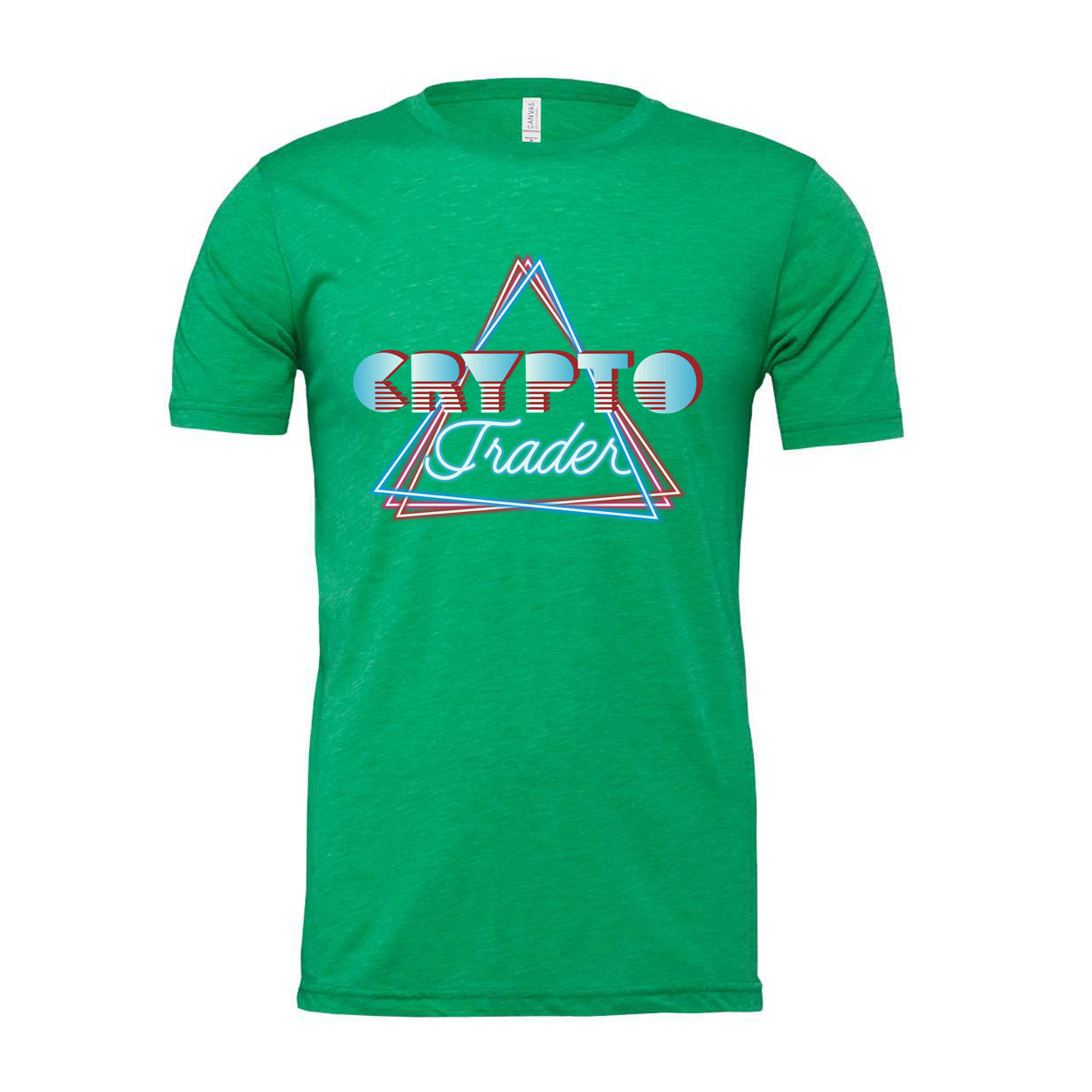 Crypto Trader Neon Graphic Tee