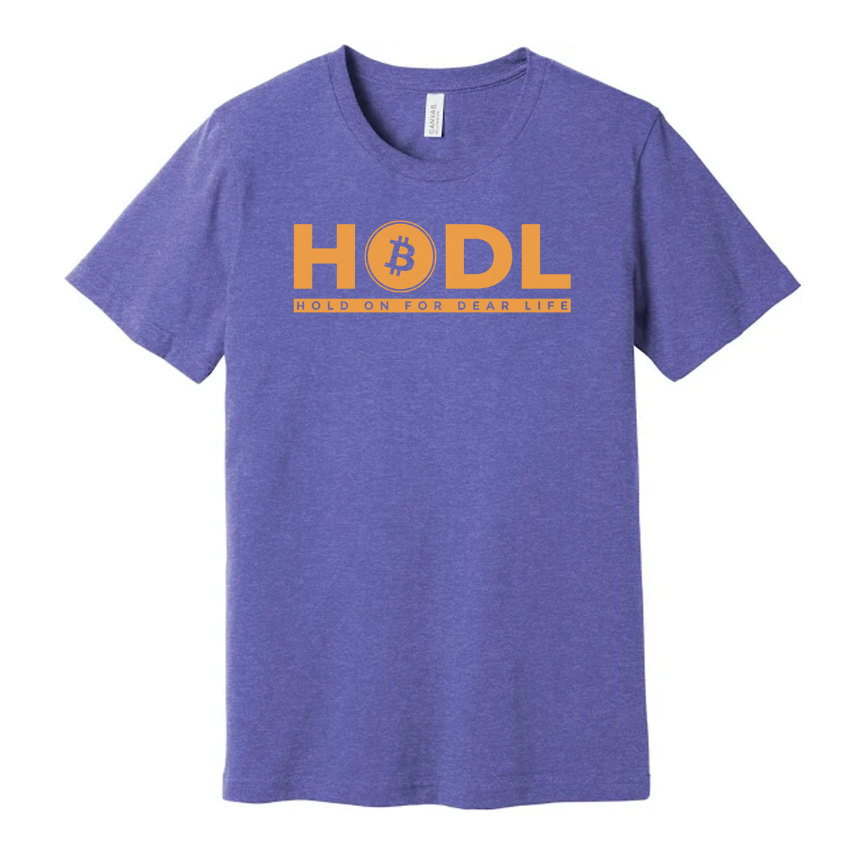 HODL Cryptocurrency Logo Graphic T Shirt For Unisex Hold On For Dear Life Design Artwork