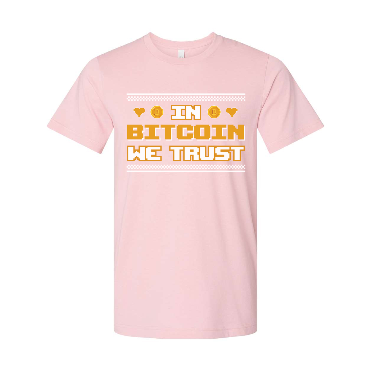 Unisex Bitcoin Crypto Graphic T Shirt Short Sleeve With In Bitcoin We Trust Slogan