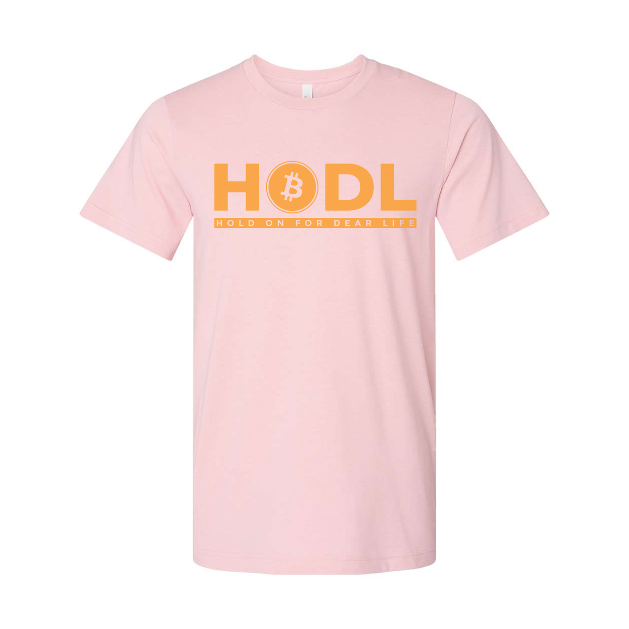 HODL Cryptocurrency Logo Graphic T Shirt For Unisex Hold On For Dear Life Design Artwork