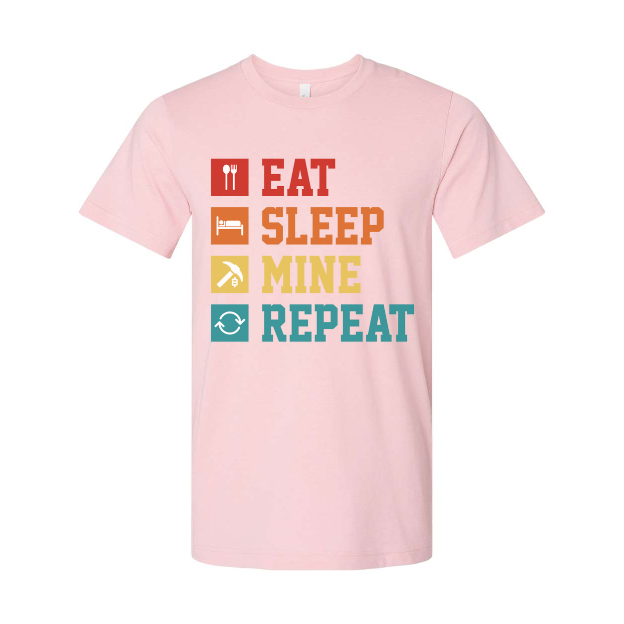 Eat Sleep Mine Repeat Graphic Tee