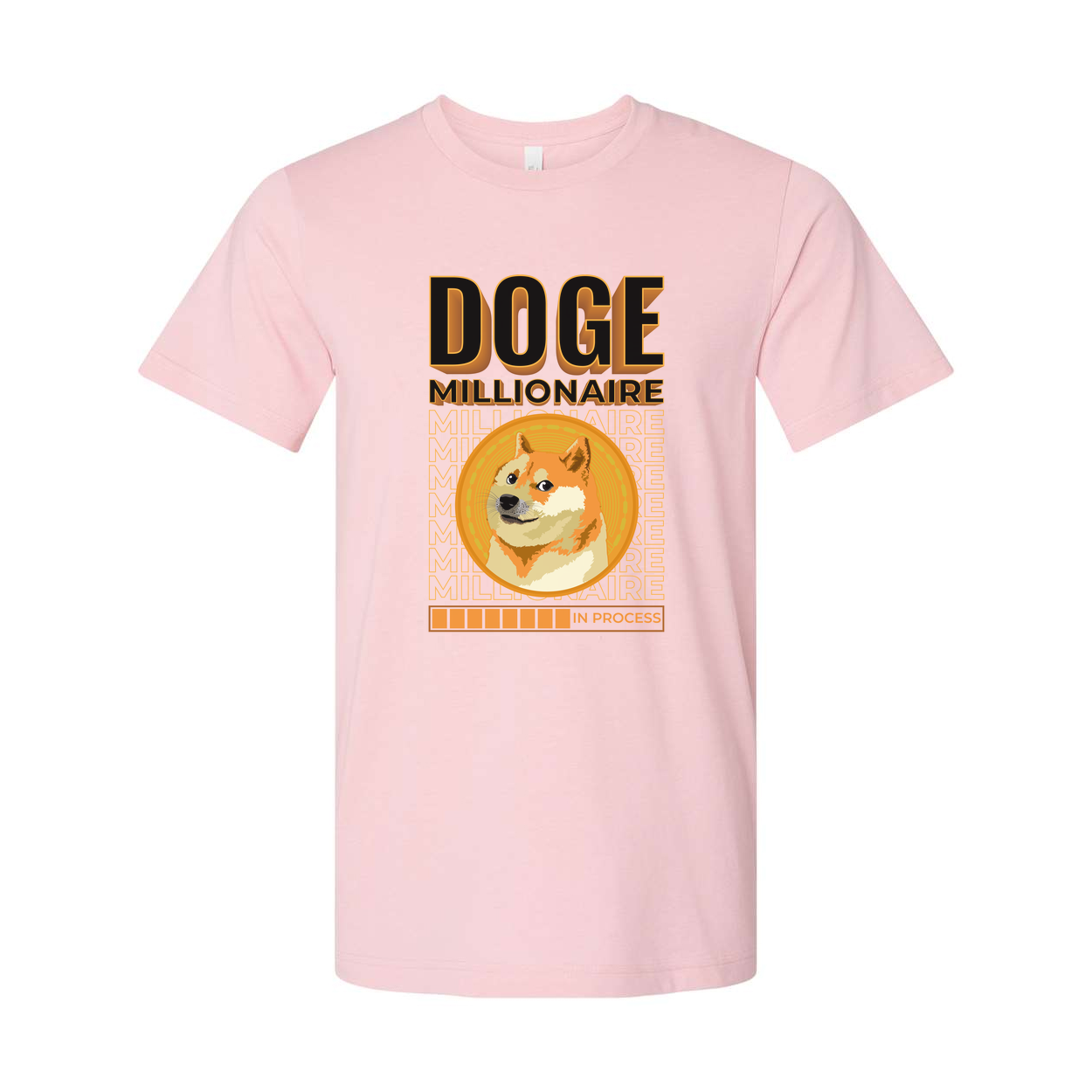 Doge Millionaire Coin Graphic Tee For Crypto Enthusiasts Unisex Short Sleeve Shirt