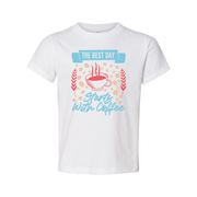 Unisex Coffee Graphic T Shirt With The Best Day Starts With Coffee Design For Morning Lovers