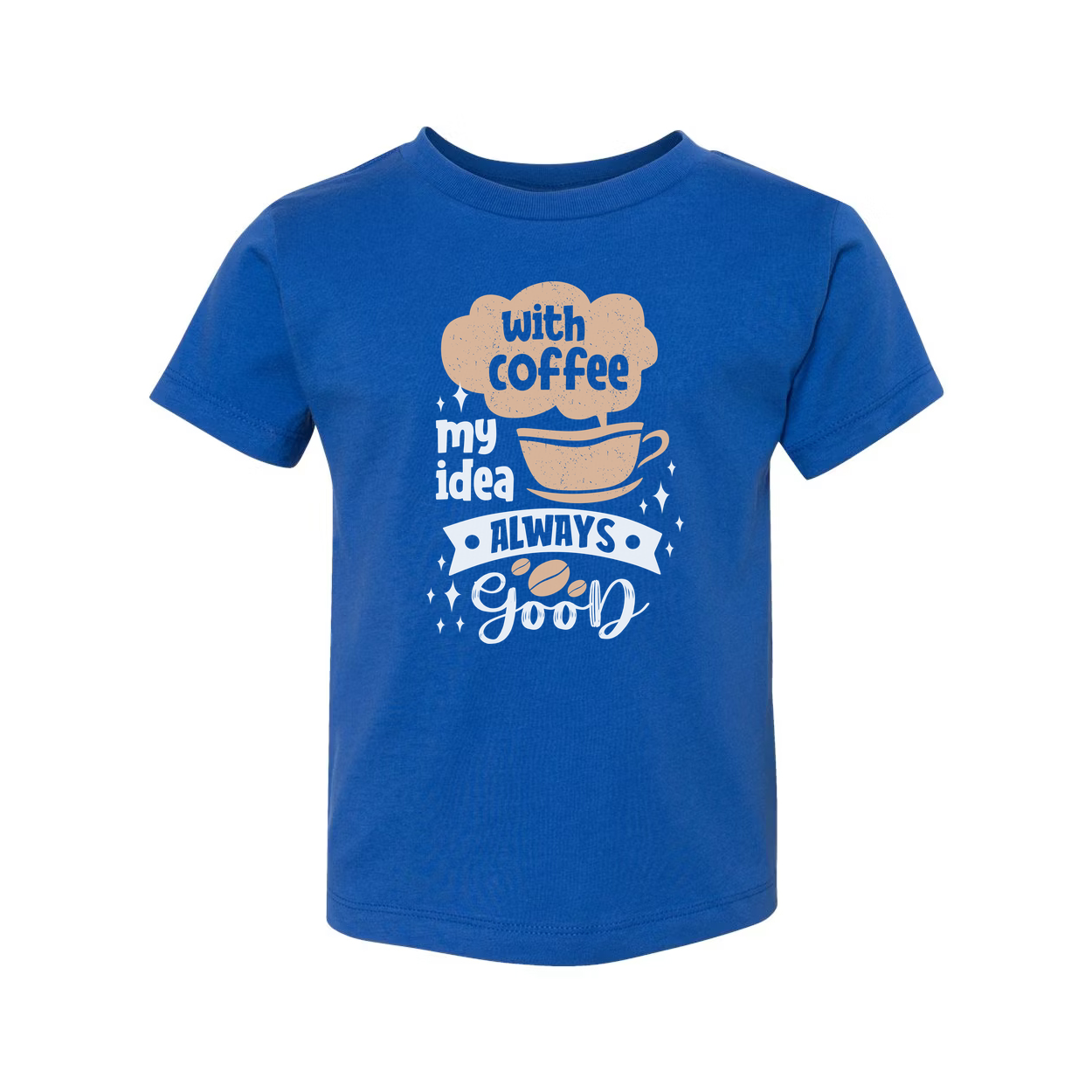 Coffee Lovers Unisex Graphic Tee With Cup Design And The Phrase Always Good For Casual Everyday Wear