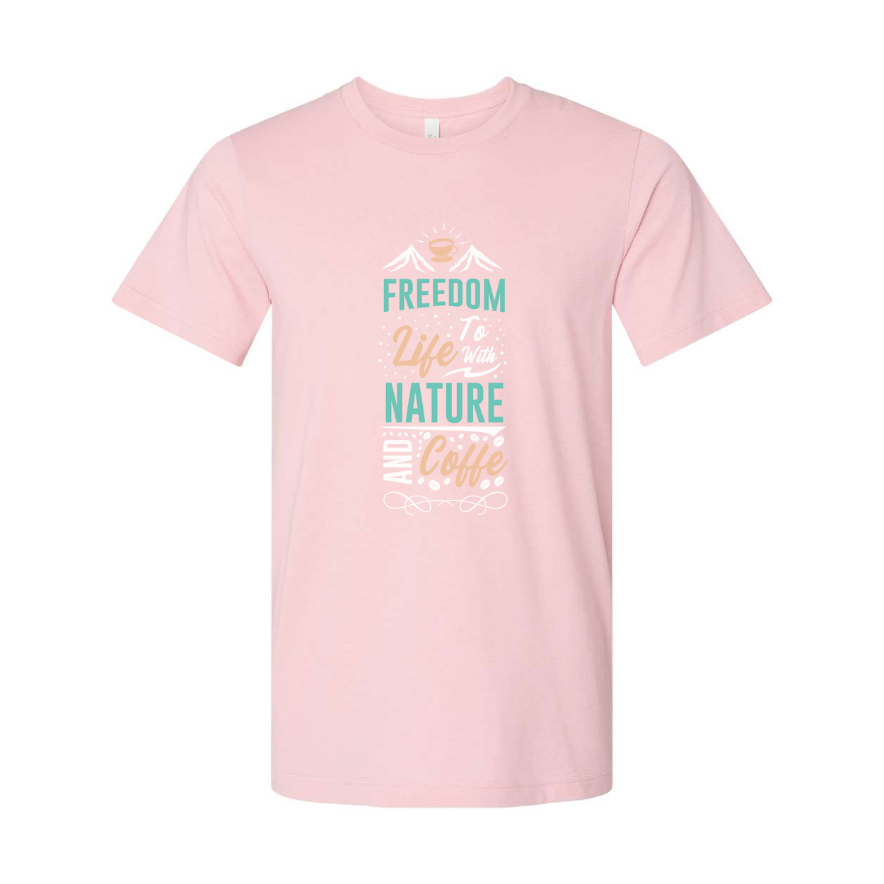 Unisex Coffee Nature Graphic Tee For Everyday Wear