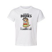 Unisex T Shirt I Like Big Books And I Cannot Lie Cartoon Dog Stacked Books Graphic