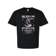 Once Upon A Time There Was A Girl Who Really Loved Shoes It Was Me Graphic Tee Unisex Tee
