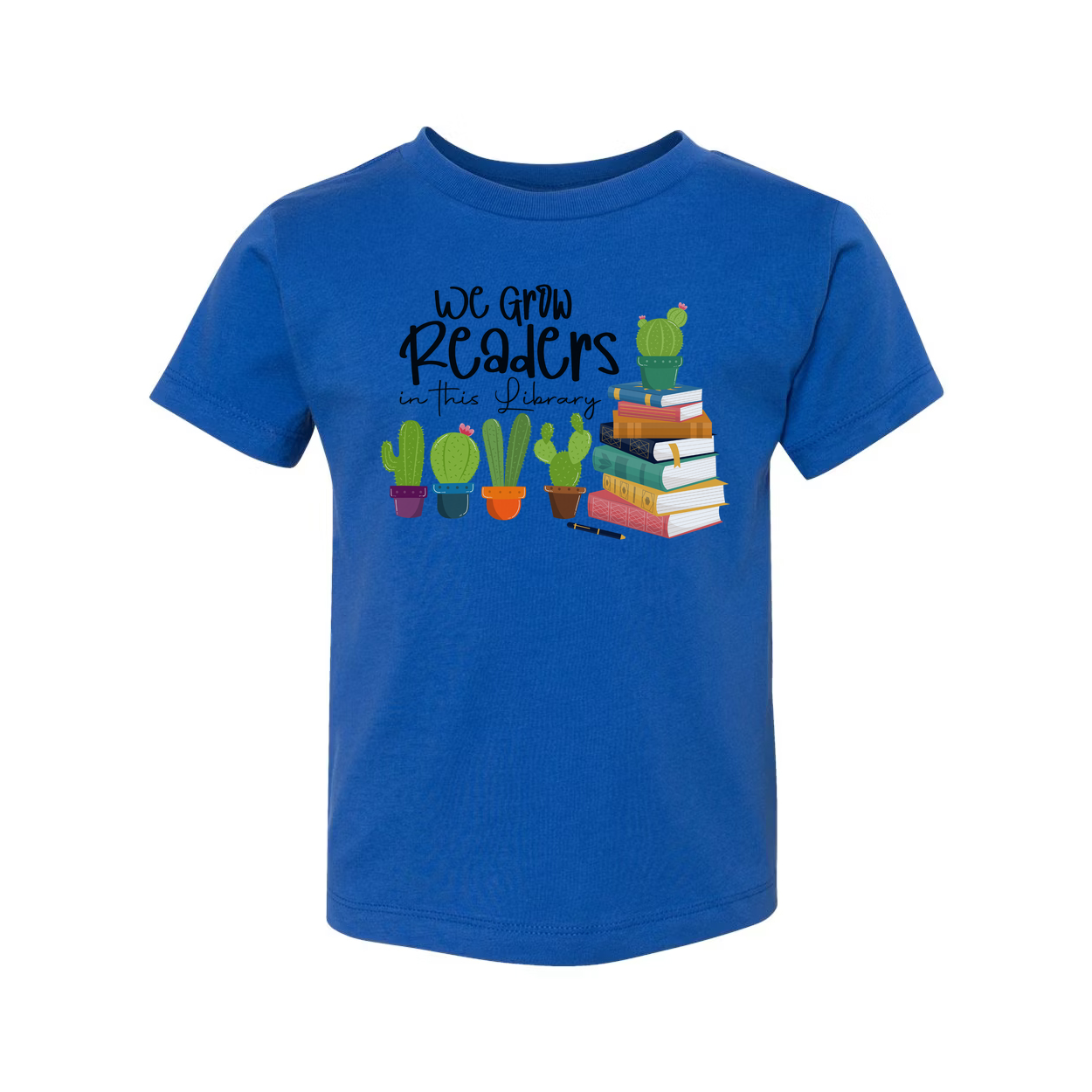 We Grow Readers In This Library Graphic Tee