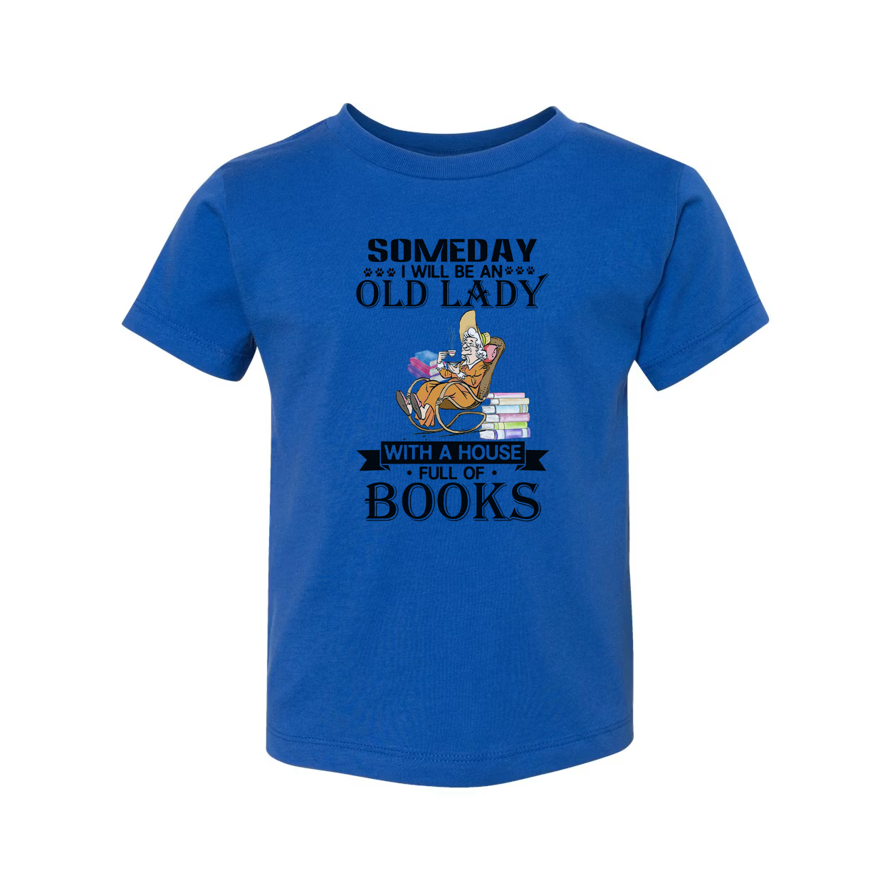 Someday I Will Be An Old Lady With A House Full Of Books Unisex Tee For Book Lovers Everywhere
