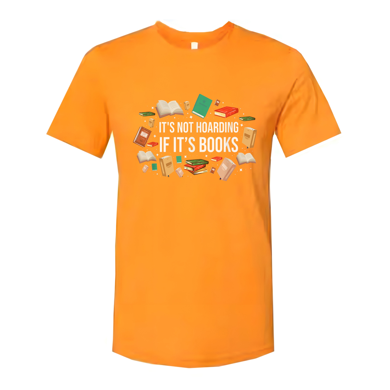 Unisex Graphic Tee It's Not Hoarding If It's Books