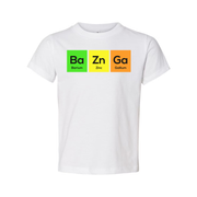 Science Themed Unisex T Shirt With Barium Zinc Gallium Element Blocks Periodic Table Inspired