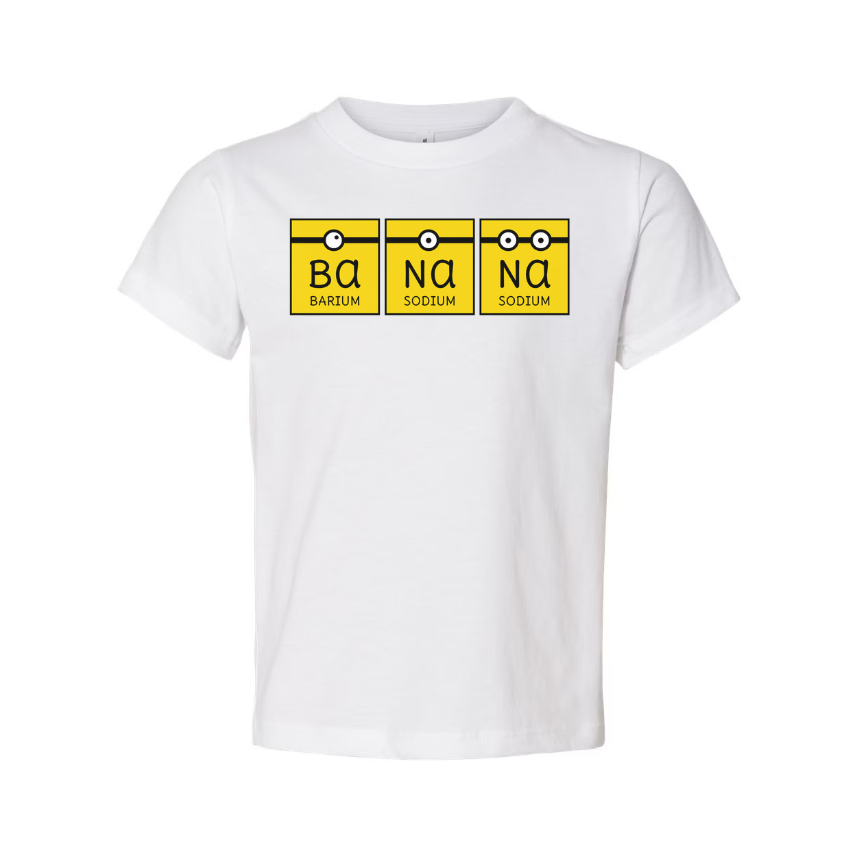 Science Periodic Table Elements Ba Na Na Graphic T Shirt for Chemistry Fans Unisex