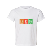 Latina Chemistry Themed Unisex Tee With Periodic Table Elements La Ti Na Graphic Print