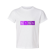 Panther Themed Periodic Table Style Graphic T Shirt For Science Lovers Unisex Tee