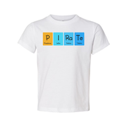 Unisex Pirate Chemistry T Shirt With Periodic Table Element Blocks Graphic Print