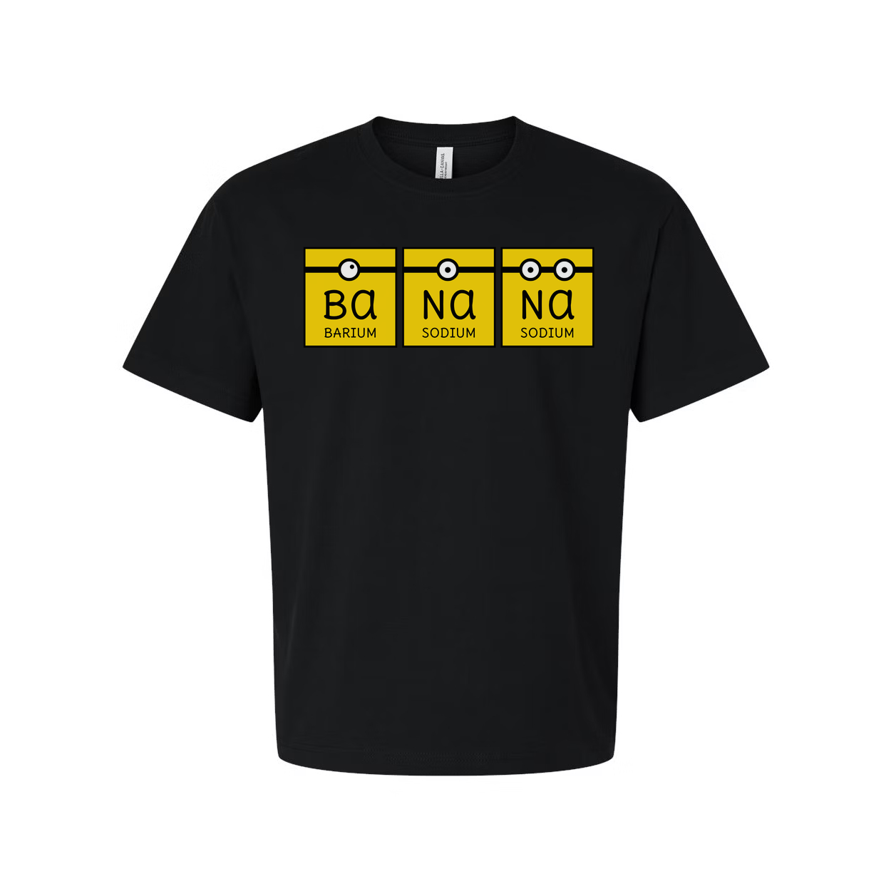 Science Periodic Table Elements Ba Na Na Graphic T Shirt for Chemistry Fans Unisex
