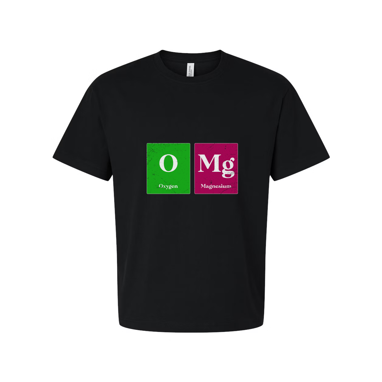 Unisex Graphic Tee With Oxygen And Magnesium Element Symbols For Science Fans And Students