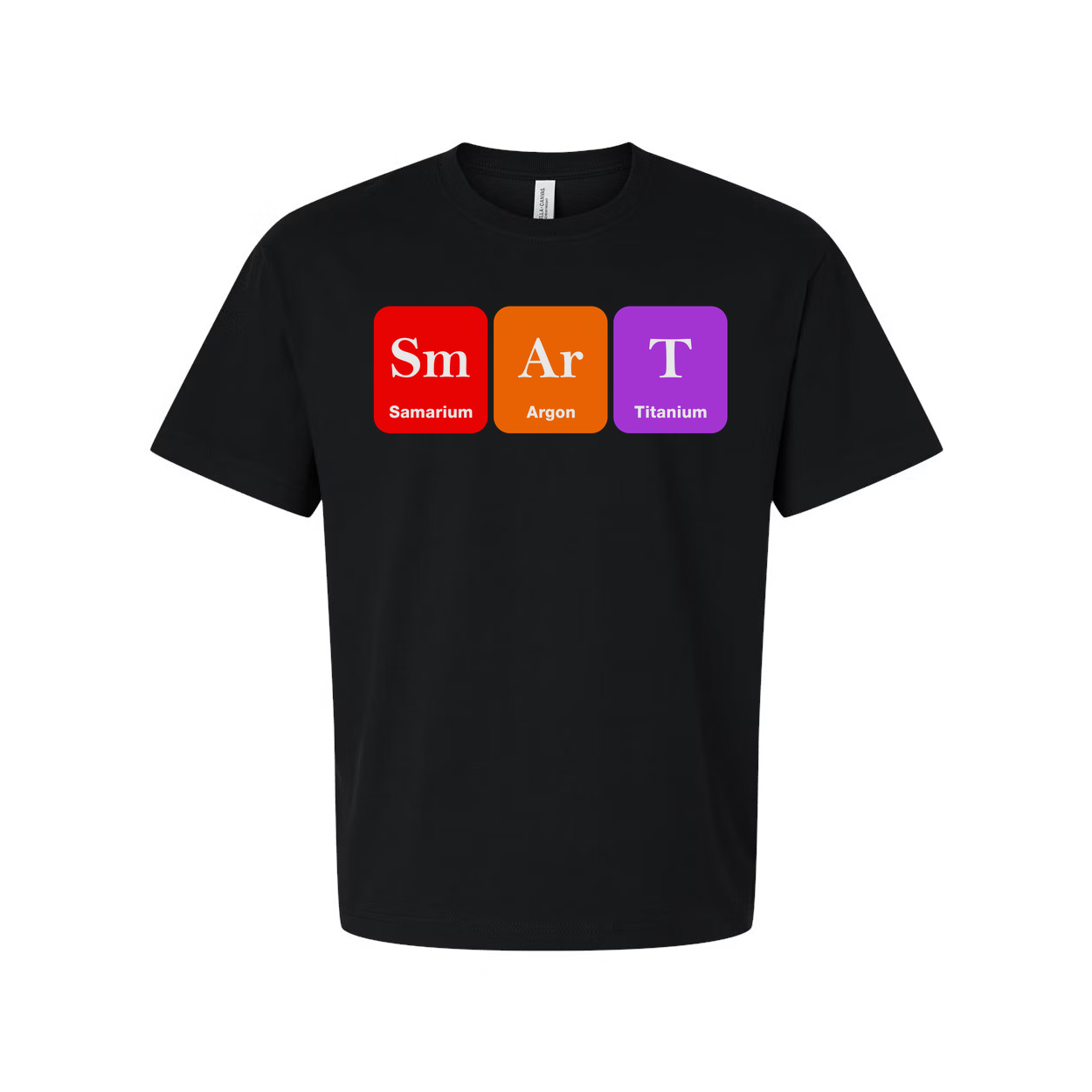 Science Themed Unisex T Shirt With Colorful Periodic Table Elements Sm Ar T Graphic