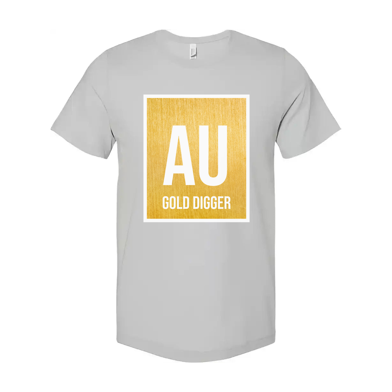 AU Gold Digger Graphic T Shirt For Unisex Short Sleeve