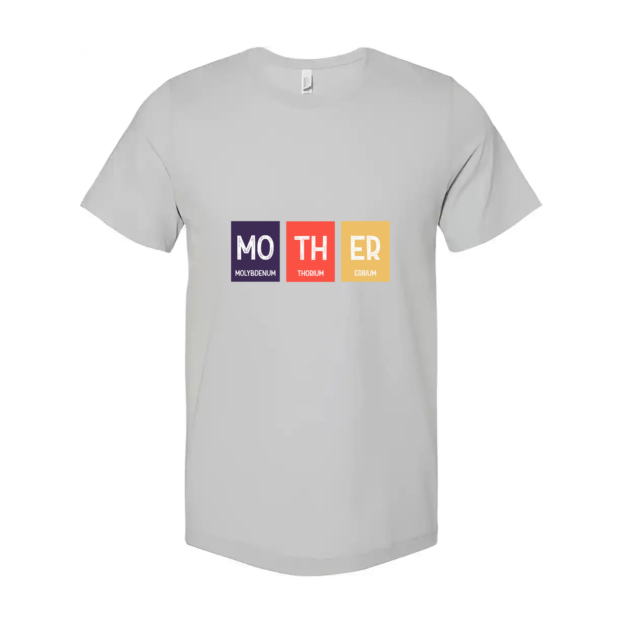 Science Themed Unisex T Shirt With Element Blocks Spelling Mother Mo Th Er For Science Lovers
