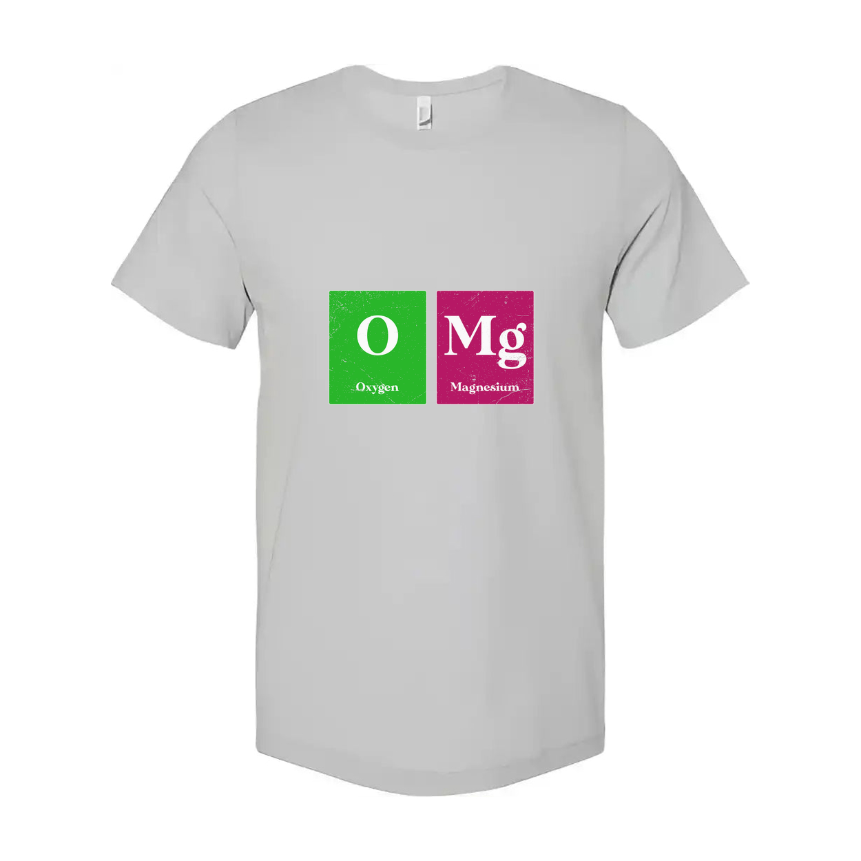 Unisex Graphic Tee With Oxygen And Magnesium Element Symbols For Science Fans And Students