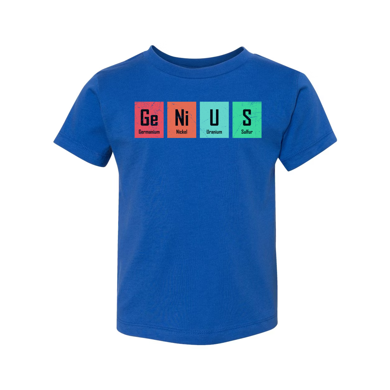 Ge Ni U S Elements Graphic T Shirt Science Themed Unisex Casual Short Sleeve Tee For Education