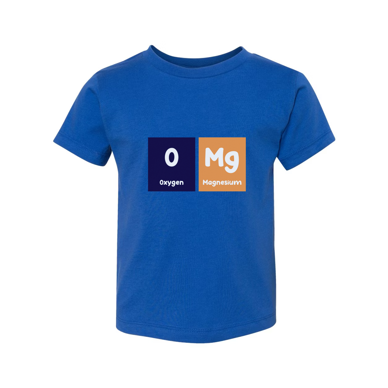 Unisex Science T Shirt With Oxygen And Magnesium Element Symbols Graphic Design Pattern