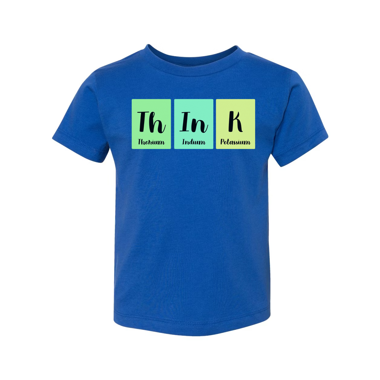 Science Themed Unisex T Shirt With Periodic Table Blocks Th In K Design For Education Enthusiasts