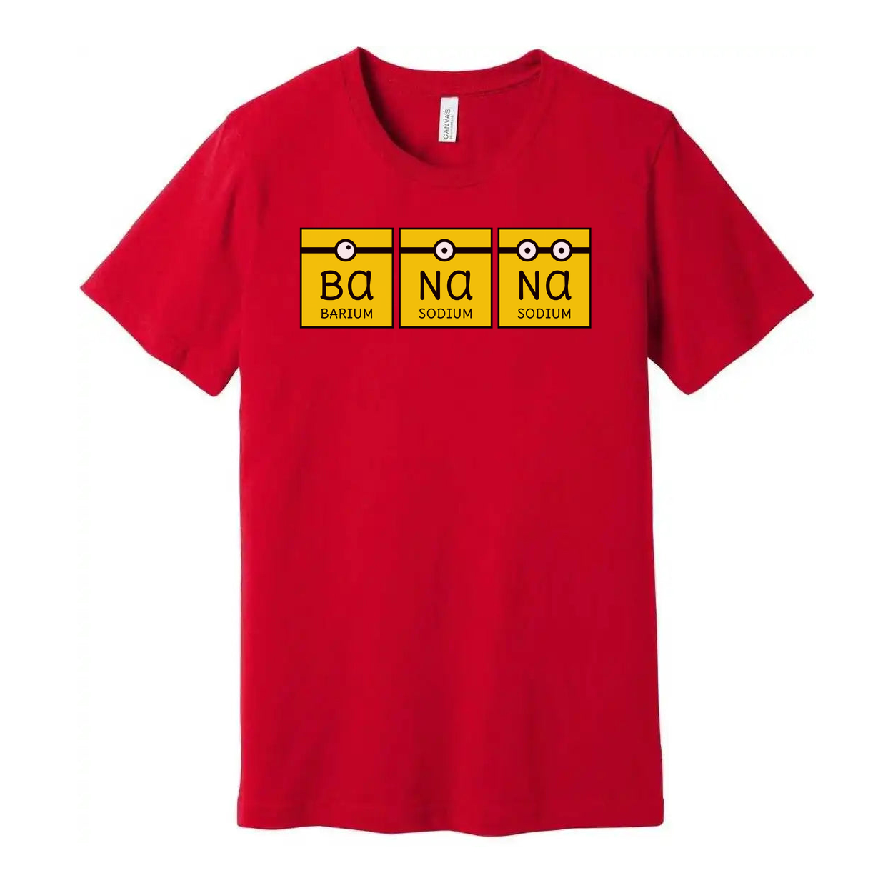 Science Periodic Table Elements Ba Na Na Graphic T Shirt for Chemistry Fans Unisex