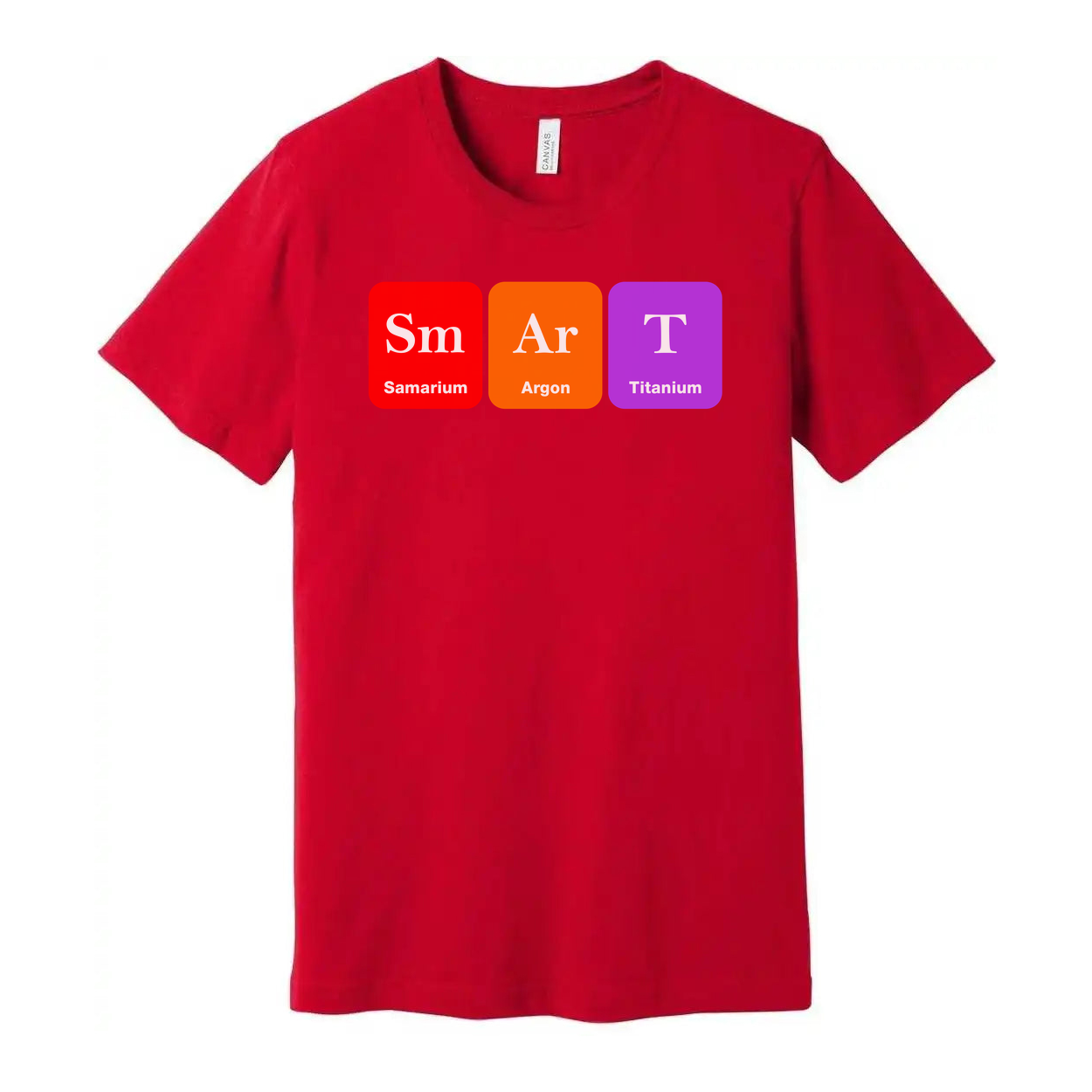 Science Themed Unisex T Shirt With Colorful Periodic Table Elements Sm Ar T Graphic