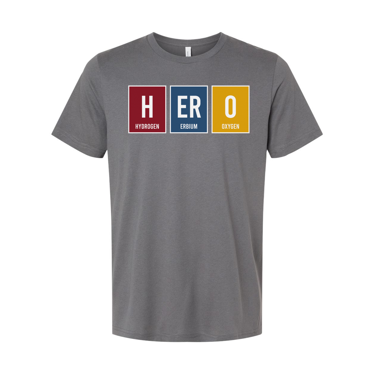 Hero Elements Chemistry Unisex T-Shirt With Hydrogen Erbium Oxygen Graphic