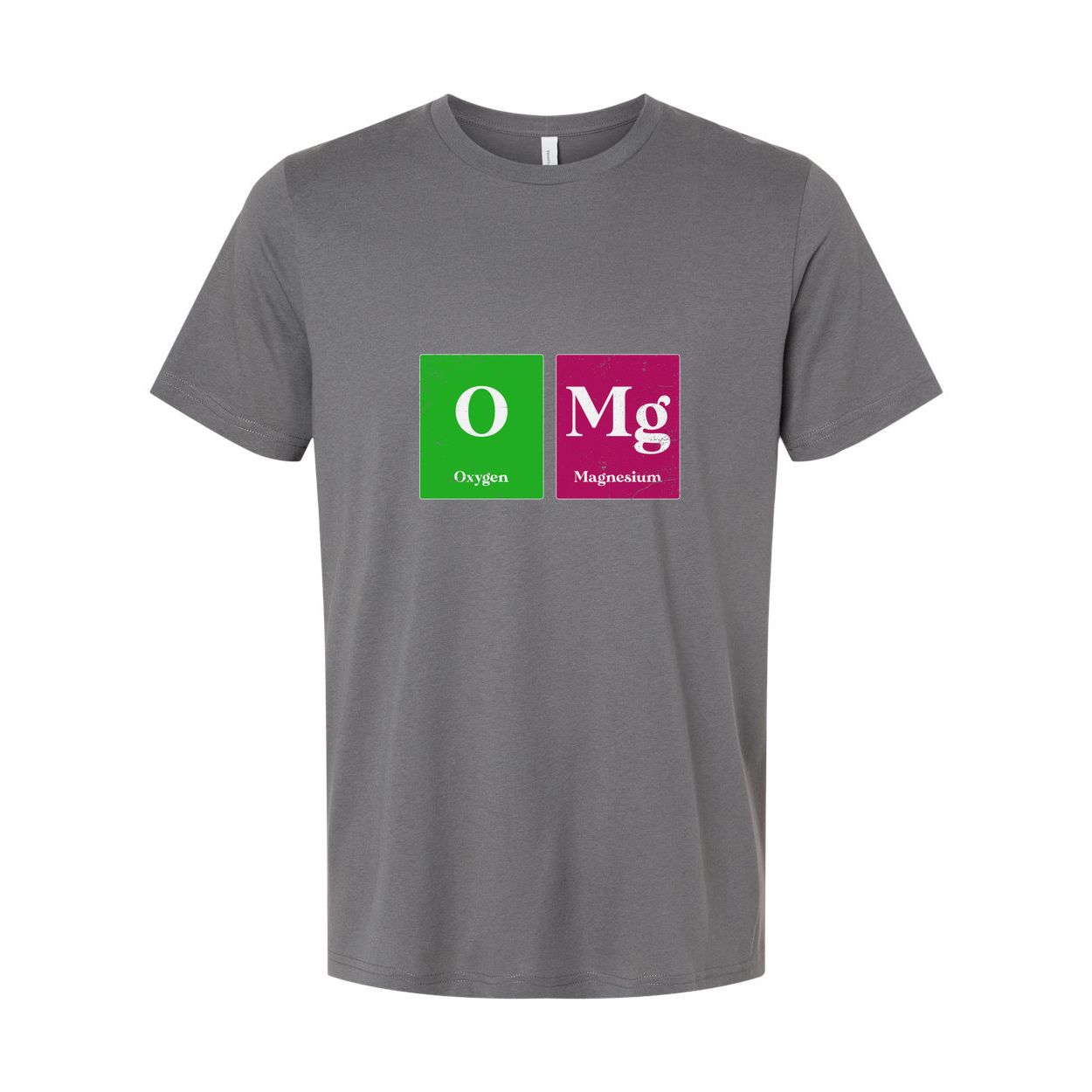 Unisex Graphic Tee With Oxygen And Magnesium Element Symbols For Science Fans And Students