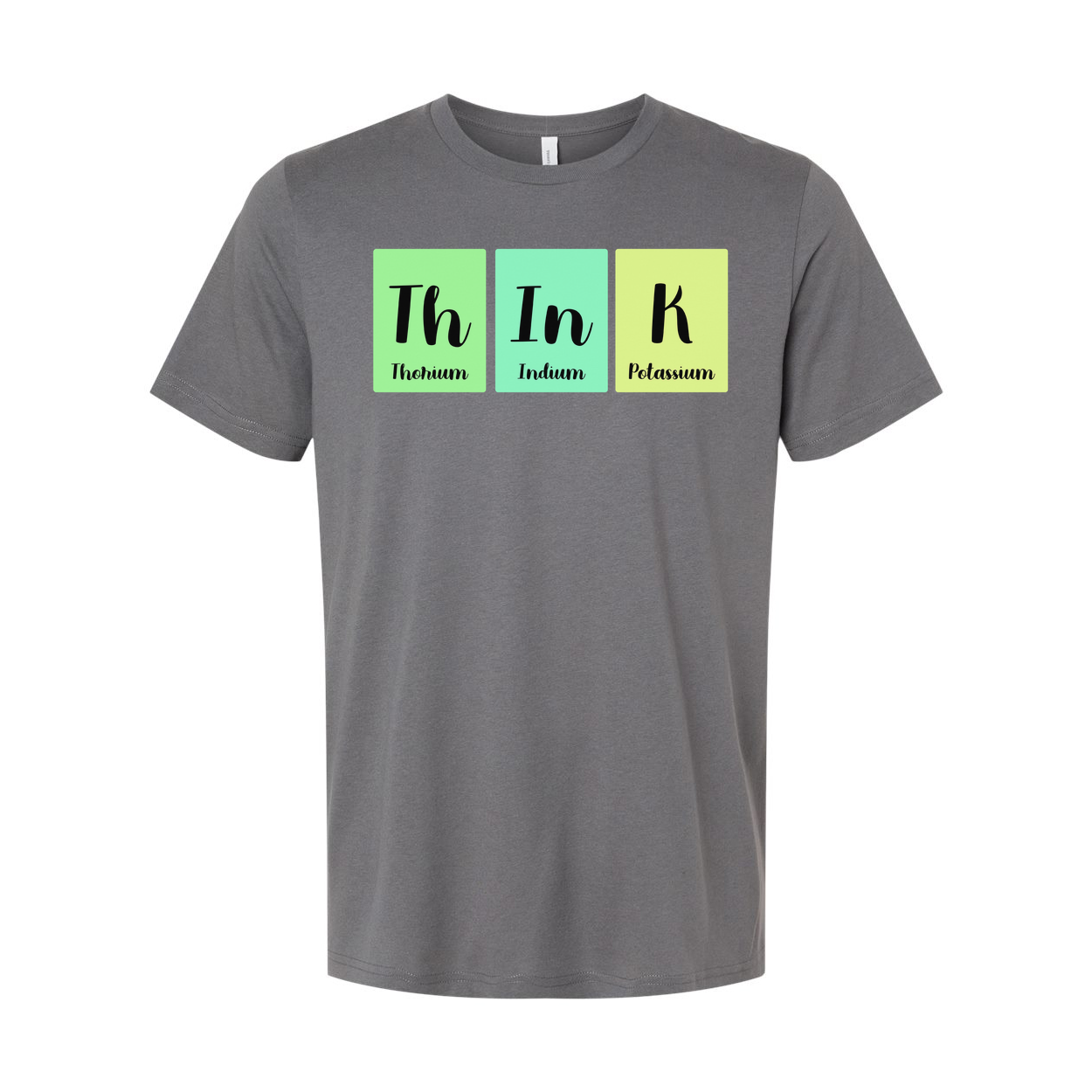 Science Themed Unisex T Shirt With Periodic Table Blocks Th In K Design For Education Enthusiasts