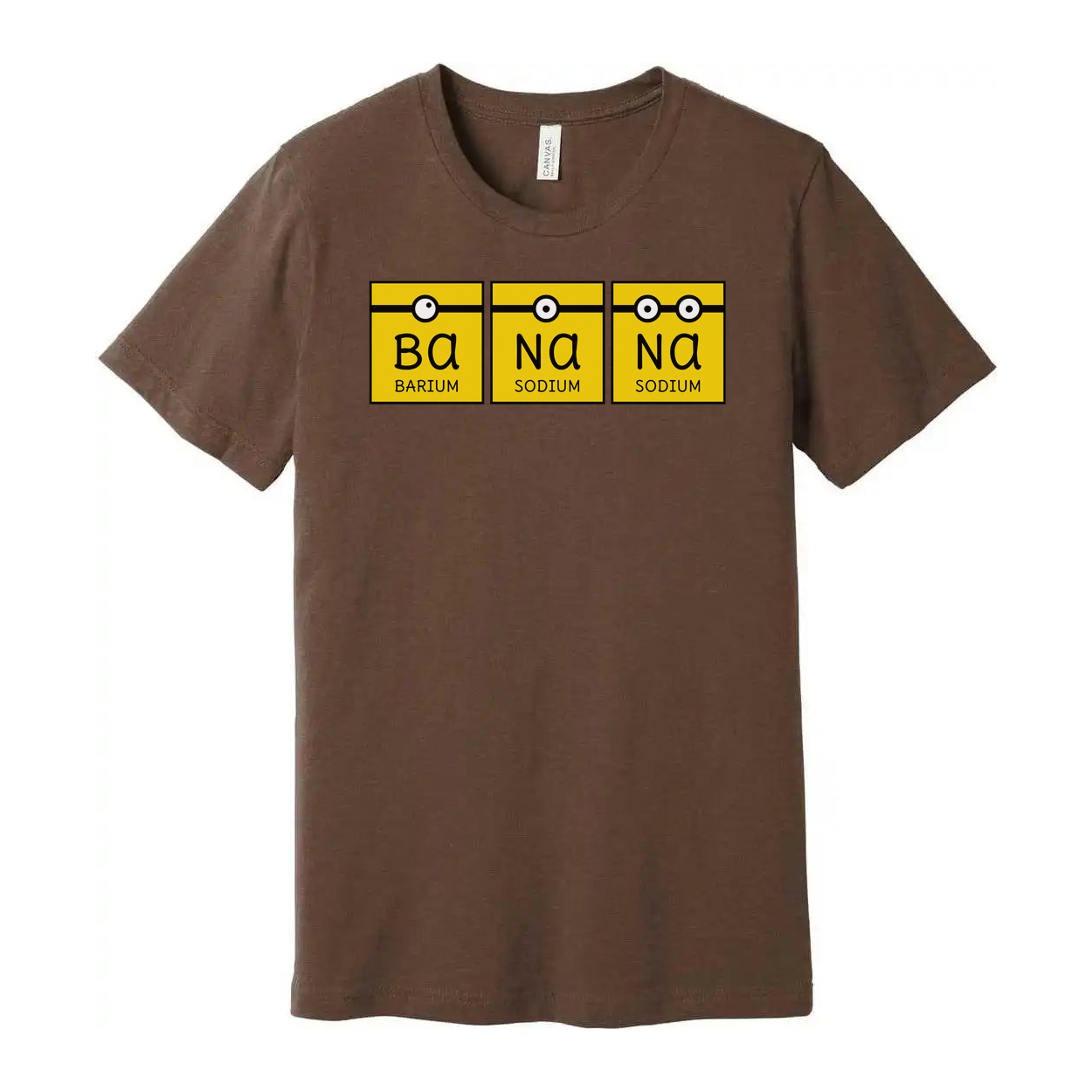 Science Periodic Table Elements Ba Na Na Graphic T Shirt for Chemistry Fans Unisex